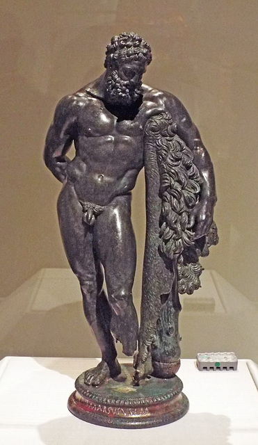 Bronze Statuette of the Weary Herakles in the Metropolitan Museum of Art, June 2016