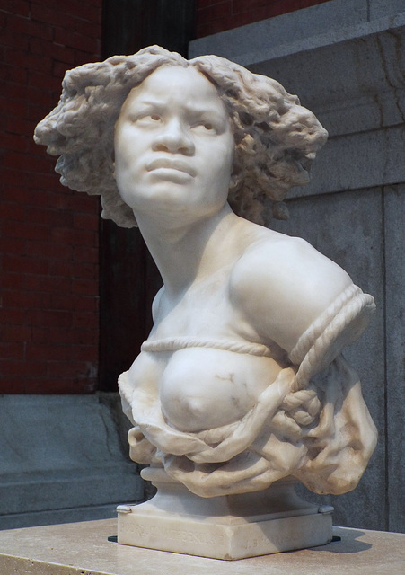 Why Born Enslaved by Carpeaux in the Metropolitan Museum of Art, July 2023