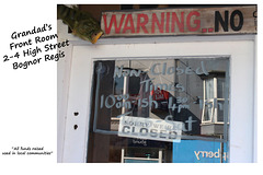 Grandad's Front Room non-closed times Bognor 19 5 2025 Grandad's Front Room non-closed times Bognor 19 5 2025