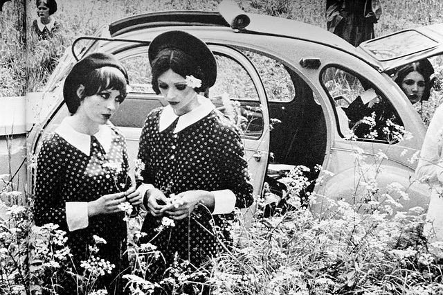 Convent Girls and a 2CV