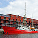 das Feuerschiff Fehmarnbelt im Hansahafen - Media Docks (© Buelipix)