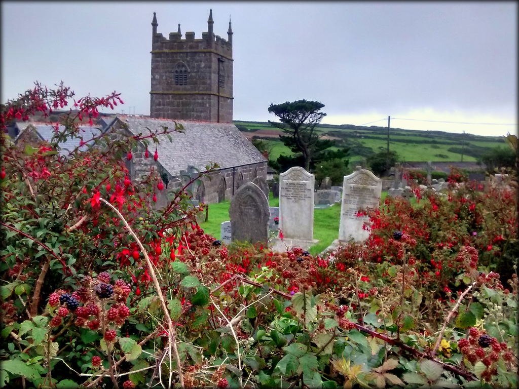 St Senara. Zennor parish church