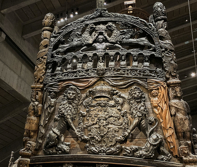 Vasa, Vasa museum Stockholm, detail  4