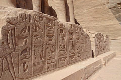 Hieroglyphs At The Ramasses II Temple