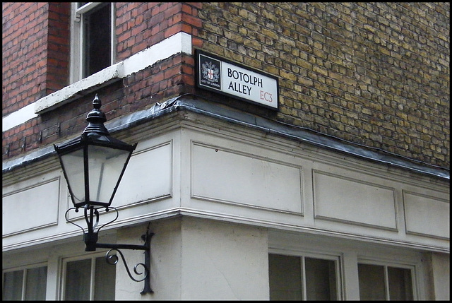 Botolph Alley street sign