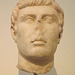 Portrait Head of a Youth from the Roman Agora in Athens in the National Archaeological Museum of Athens, May 2014