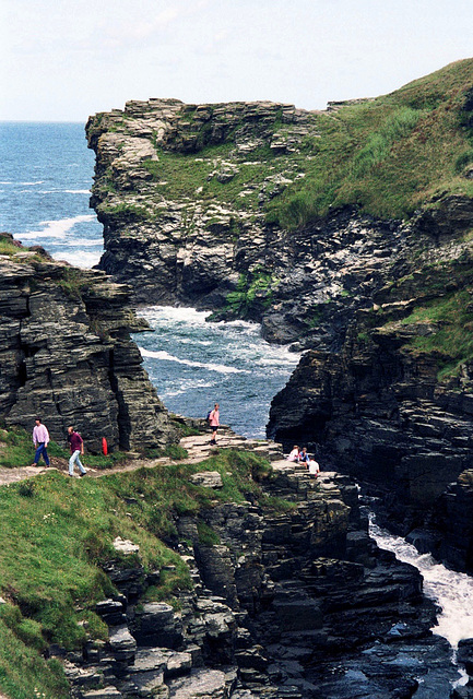 Path in Rocky Valley (Scan from August 1992)