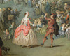 Detail of The Fair at Bezons by Pater in the Metropolitan Museum of Art, January 2022