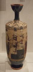 Terracotta Lekythos Attributed to the Vouni Painter in the Metropolitan Museum of Art, February 2012