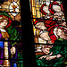 Detail of Turnbull window, Ashbourne Church, Derbyshire