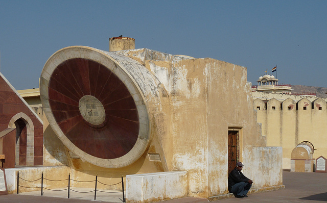 Jaipur- Jantar Mantar (Observatory)- Sundial