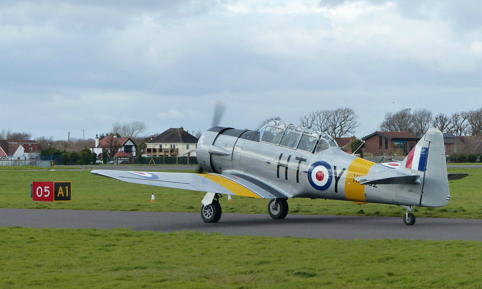 G-TEXN at Solent Airport (1) - 3 March 2020