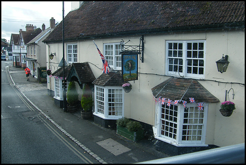 flags out at the Royal Oak