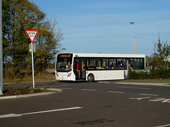 Coach Services of Thetford YX17 NTN at the Mildenhall Hub/MCA - 1 Nov 2021 (P1090781)