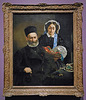 Monsieur and Madame Auguste Manet by Manet in the Metropolitan Museum of Art, December 2023