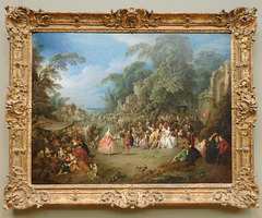 The Fair at Bezons by Pater in the Metropolitan Museum of Art, January 2022