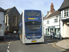 DSCF5143 Konectbus 612 (SN62 AVR) in Wymondham - 13 Oct 2018