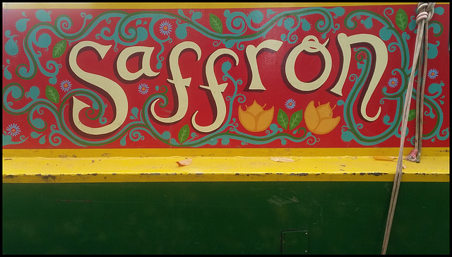 Saffron narrowboat