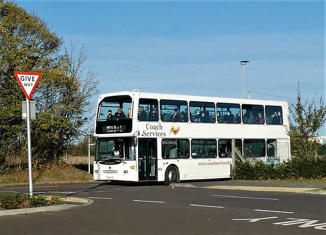 Coach Services of Thetford YT09 YHN at the Mildenhall Hub/MCA - 1 Nov 2021 (P1090798)
