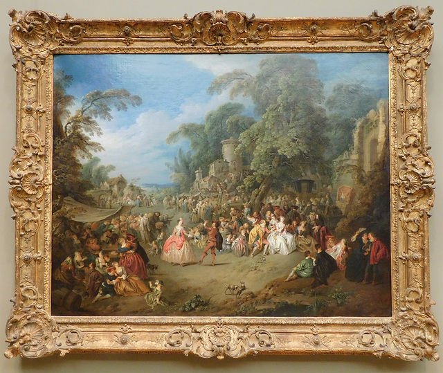 The Fair at Bezons by Pater in the Metropolitan Museum of Art, January 2022