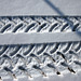 Photo inédite des traces de pneus d'un Yéti en Beauce . .