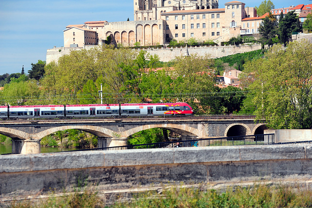 Train Near Beziers, France