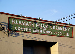 Creamery sign, now pub & brewery.