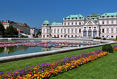 Schloss Belvedere - Blumen, Kunst und Wasser am Oberen Belvedere