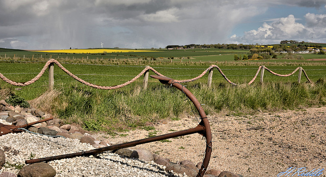 Scottish rope fence