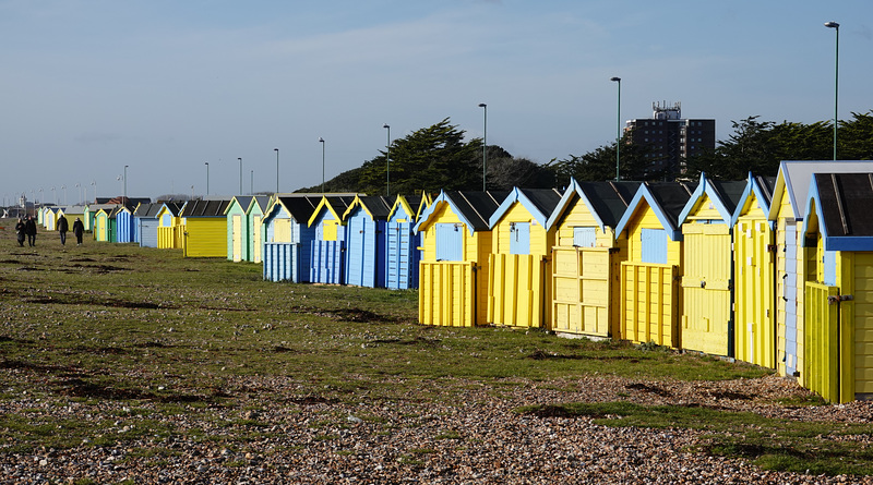 Beach huts