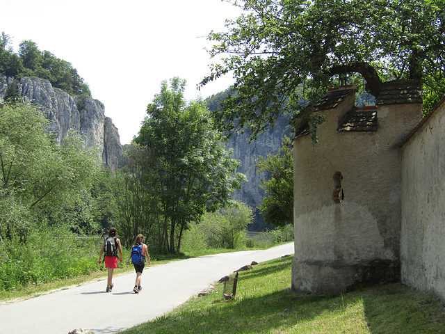 Weg zur Schiffanlagestelle