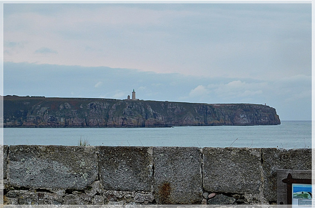 Vue depuis le Fort La Latte vers le Cap Fréhel (22)  avec notes