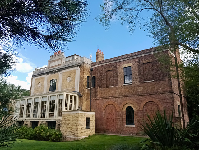 Pitzhanger Manor, back view.