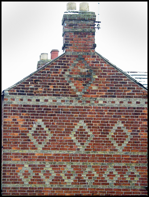 patterned brickwork