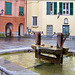 Varese Ligure: la fontana nella piazza