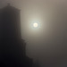La photo du jour le clocher de Campbon dans la brume