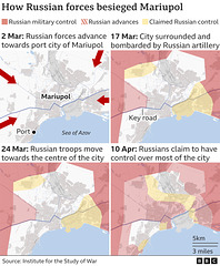 UKR - Mariupol siege, 10th April 2022