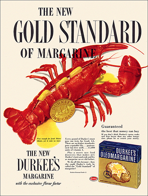 Durkee's Margarine Ad, 1952