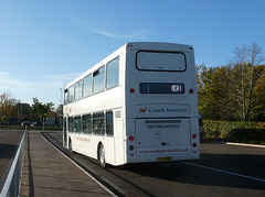 Coach Services of Thetford YT09 YHN at the Mildenhall Hub/MCA - 1 Nov 2021 (P1090801)