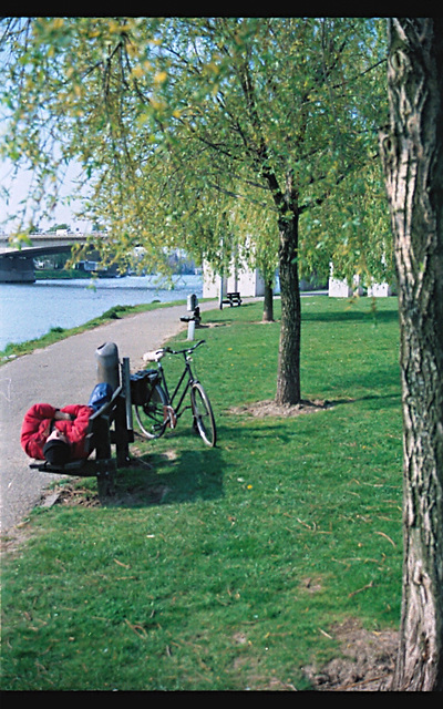 13 years ago-sleeping beside the river