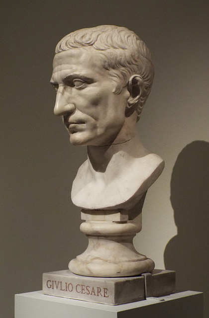 Marble Portrait Head of Julius Caesar in the Metropolitan Museum of Art, June 2016