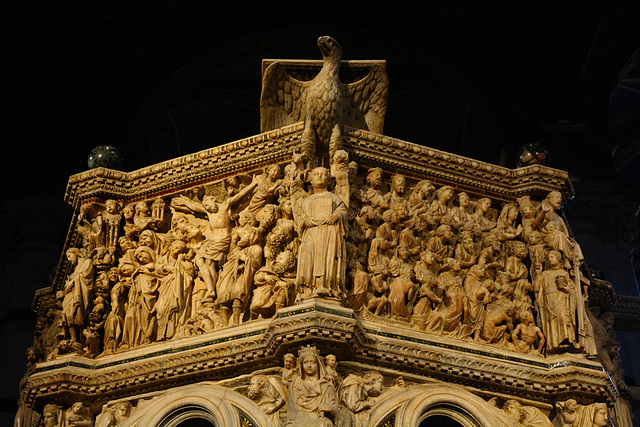 Italy, Duomo di Siena, The Top of the Pulpit Italy, Duomo di Siena, The Top of the Pulpit