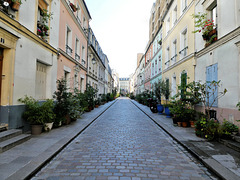 Paris (75) 22 juin 2019. La rue Crémieux.