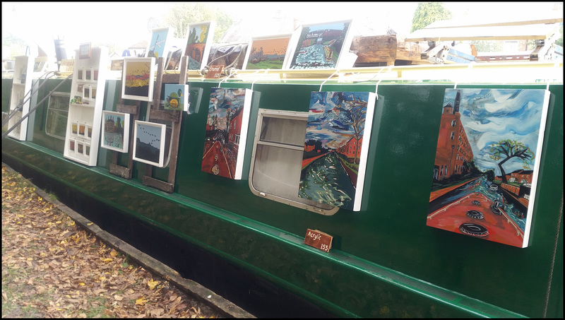 narrowboat art gallery