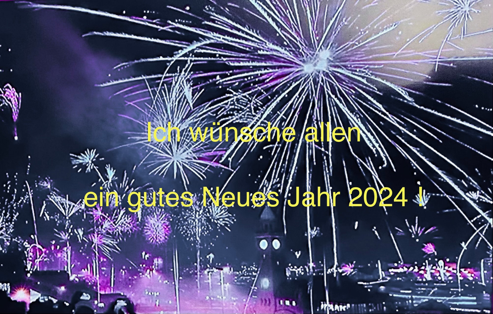 'Guten Rutsch' allen ins nächste Jahr