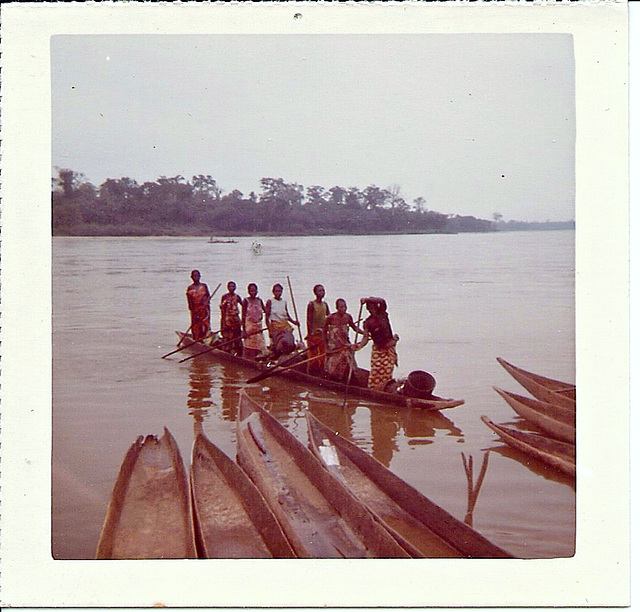 Market ladies, Bandundu, Zaire, 1975