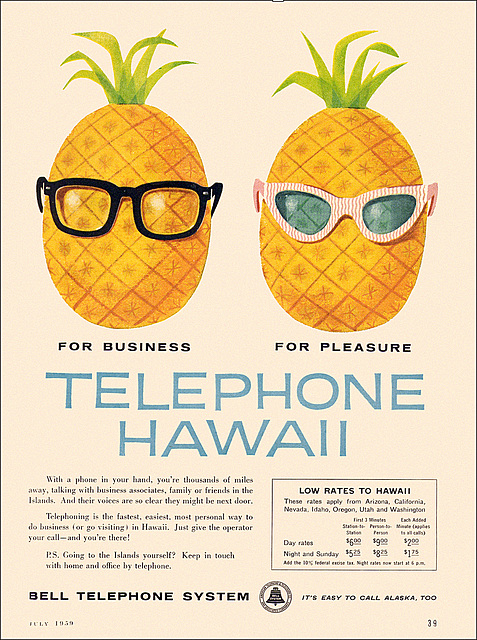 Bell Telephone Ad, 1959