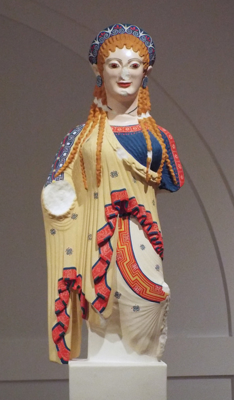 Reconstruction of the Chios Kore in the Metropolitan Museum of Art, December 2022