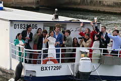 Celebrating on the Seine