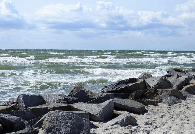 Sturm an der Ostsee